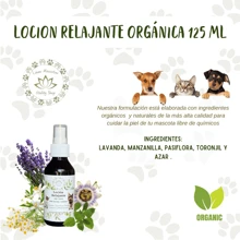 Loción Orgánica Calmante Relajante Anti-estrés Perros Gatos Mascotas