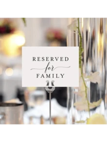5/10/20 piezas Tarjetas de asiento reservado para boda, adecuadas para decoración de mesa de banquete de familia, compromiso y boda, decoración de boda, suministros de boda, fiesta, restaurante - Multicolor - Ver 4