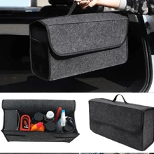 1pc Car Luggage Storage Bag Car Portable Folding Felt Storage Bag Car Tool Storage Bag