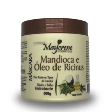 Mandioca Kit 6 Products - 2 Shampoo + 2 Conditioners + 2 Masks - Hair Strengthening - Mocha Brown - View 3