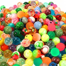 10/100 Loose Elastic Balls, 27mm Mixed Color Rubber Elastic Balls, Used For Swimming Pool Toys, Party Gifts, Prizes, Rewards, Birthday Gifts, And Vending Machine (Random) Decorative Balls. Holiday Gifts, Classroom Prizes, Easter Basket Fillers