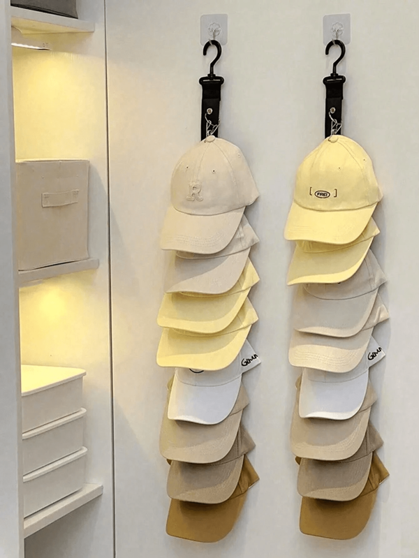 5/1 Stück Baseball Cap Huthalter, unisex Huthalter mit Haken und Clips, geeignet für Kleiderschrank und Schranktüren, Hutaufbewahrungsregal an Tür und Wand, geeignet für Baseball Cap Liebhaber zum Aufbewahren von Schranktüren, platzsparender Hutaufbewahrungsständer für Schrank und Tür, Geschlechter-Enthüllungsparty, perfekt für Geburtstage, Hochzeiten, Partys, das perfekte Geschenk für Kollegen, Freunde und Familie