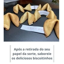 Biscoito da sorte - 100 Unidades- Lembrancinha Jantares, Casamento, aniversários, Batizado - 100 und - Visão 6