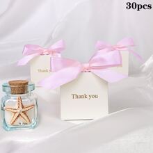 30pcs Charming Candy Gift Box Golden "Thank You"| With Ribbon | Valid For Birthdays, Weddings, Mother's Day Summer Gifts Beach Back To School School Supplies Room Decor