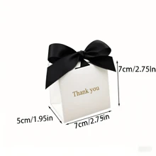 30pcs Charming Candy Gift Box Golden "Thank You"| With Ribbon | Valid For Birthdays, Weddings, Mother's Day Summer Gifts Beach Back To School School Supplies Room Decor