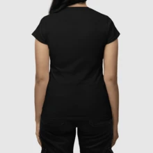 Playera Negra Cartel De Santa Hip Hop CDS005 MUJER - Negro - Ver 2