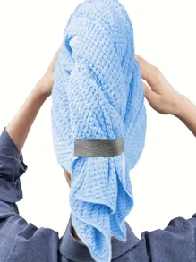 1pc Quick Dry Hair Towel, Women's Microfiber Hair Drying Cap - Bathroom Bath Towel And Shower Cap, Suitable For Long, Thick, Curly Hair - Super Soft Elastic Hair Wrap, Super Absorbent, Fast Drying - Mother's Day Gift, Travel, Vacation, Party Favors Bathroom Decor Summer Back To School