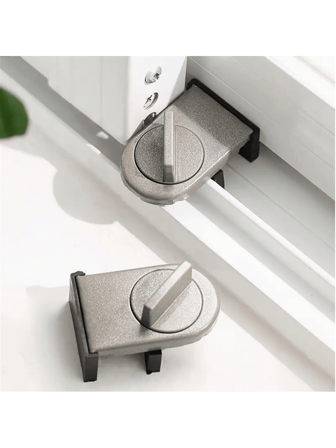 No Drill Push-Pull Door Lock, Child Sliding Window Lock, High-Rise Anti-Fall Limiter, Anti-Theft Security Lock