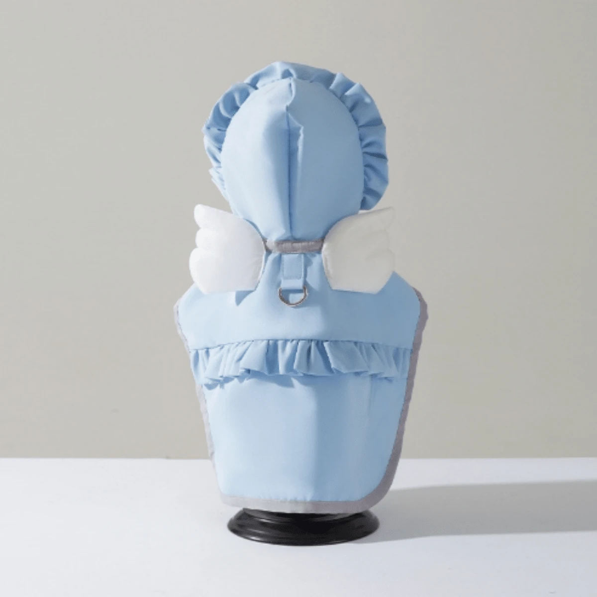 Candy Color Angel Raincoat Waterproof Dog Clothes For Spring And Summer Rainy Days - Blue - View 1