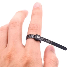Outil de Mesure de Doigt en Spirale de Taille de Bague, Outil de Jauge de Taille de Bague EU/HK/US/KOR, Accessoire de Bijouterie Dernier Modèle
