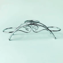 1 Stück kristallkugelförmiger Ausstellungsständer mit 3 Fächern, hält 3 Kristallkugeln, Dekoration für Zuhause, Wohnzimmer und Büro, geeignet für Weihnachten, Valentinstag, Neujahr