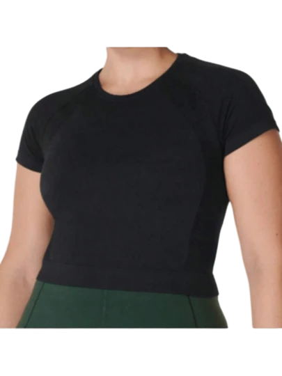 Sweaty Betty Athlete Crop Seamless Workout T-Shirt