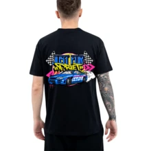Playera Auto Graffiti de moda Skyline - Negro - Ver 3