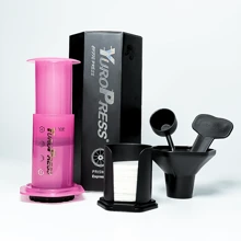 Yuropress Portable Coffee Maker, French Press, Tea Pot, Suitable For Outdoor Travel, Home Use, Gifts, Includes 240ml Capacity, 350pcs Filters, Upgraded Version With Prismo To Make Purer Concentrated Coffee Back To School