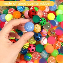 10/100 Loose Elastic Balls, 27mm Mixed Color Rubber Elastic Balls, Used For Swimming Pool Toys, Party Gifts, Prizes, Rewards, Birthday Gifts, And Vending Machine (Random) Decorative Balls. Holiday Gifts, Classroom Prizes, Easter Basket Fillers