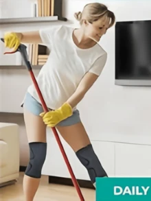 1pc,Outdoor Cycling And Running Compression Knee Pads For Men And Women, Suitable For Running, Knee Support Compression Sleeves, Cross-Border Hot Selling Neutral Exercise Knee Pads Gym Accessories Knee Support Sports Knee Pads Gym Knee Pads - Black - View 8