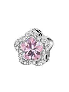 1颗925纯银紫色花朵珠子，适合女士手链、手镯DIY饰品制作及日常配饰装饰。 - 銀色 - 查看 15