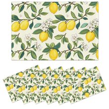 Sets de table exclusifs citron, sets de table à motifs de fruits, sets de table floraux, sets de table en lin, tapis thermoprotecteurs, sets de table de cuisine, sets de table de salle à manger, tapis, fournitures de salle à manger, décoration de salle à manger, sets de table d'extérieur, sets de table de pique-nique, sets de table de mariage, cadeaux, sets de table pour festival, convient pour la salle à manger, la cuisine, l'extérieur, le pique-nique, le mariage, le festival