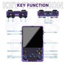 Tempered Screen God Of War]Palm Game Console 3.5 Inch 0CA Full Lamination HD MIPI Screen With Tempered Glass Portable Design - Purple - View 1