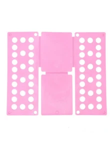 Space Saving Clothes Folding Board - Plastic, Fold Clothes Quickly, Adjustable For T-Shirts Etc, Ideal For Travel And Home Organizing, Folding Clothes Storage, Plastic Clothes Organizer & Storage, Folding Clothes Board Organizer, Slouchy Folding Clothes Board Space Saving Closet Dividers, No Electricity Required, Manual Operation