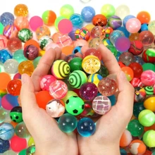 10/100 Loose Elastic Balls, 27mm Mixed Color Rubber Elastic Balls, Used For Swimming Pool Toys, Party Gifts, Prizes, Rewards, Birthday Gifts, And Vending Machine (Random) Decorative Balls. Holiday Gifts, Classroom Prizes, Easter Basket Fillers