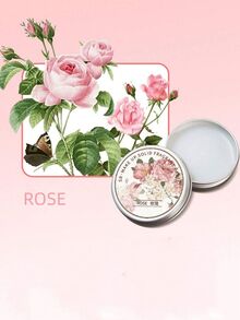 1/3 包装便携式花香固体香膏，复古清新优雅，持久留香，方便携带，适合约会和日常使用——理想的送礼之选