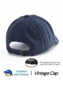 1 Pc Cross Printed Baseball Cap Solid Color Washed Distressed Casual Sports Hats Lightweight Adjustable Dad Hat For Women & Men - Cross - View 2