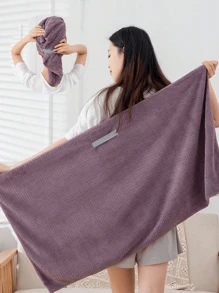 1pc Quick Dry Hair Towel, Women's Microfiber Hair Drying Cap - Bathroom Bath Towel And Shower Cap, Suitable For Long, Thick, Curly Hair - Super Soft Elastic Hair Wrap, Super Absorbent, Fast Drying - Mother's Day Gift, Travel, Vacation, Party Favors Bathroom Decor Summer Back To School