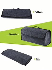 1pc Car Luggage Storage Bag Car Portable Folding Felt Storage Bag Car Tool Storage Bag
