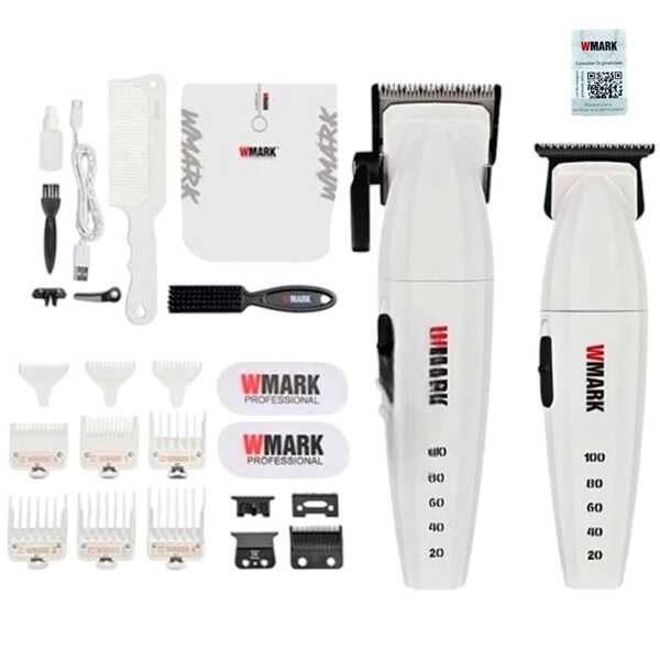 Wmark Kit Profissional Corte Acabamento Wmark NG 8632 Branco