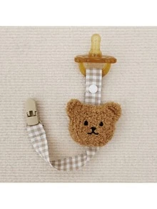 1 pieza Clip de chupete para recién nacido - Soporte de cadena de chupete para bebé - Correa de juguete de dentición - Cuerda anti-caída - No incluye chupete - Multicolor - Ver 10