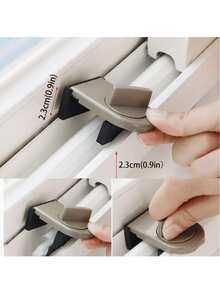 免钻推拉门锁 儿童推拉窗锁 高层防坠落限位器 防盗安全锁