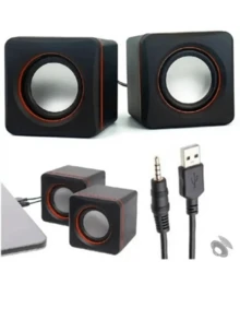 PC Speaker With P2 USB Input - 黑色 - 查看 1