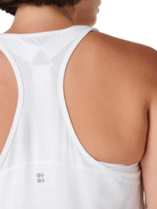 Breathe Easy Run Tank Top - White - View 2