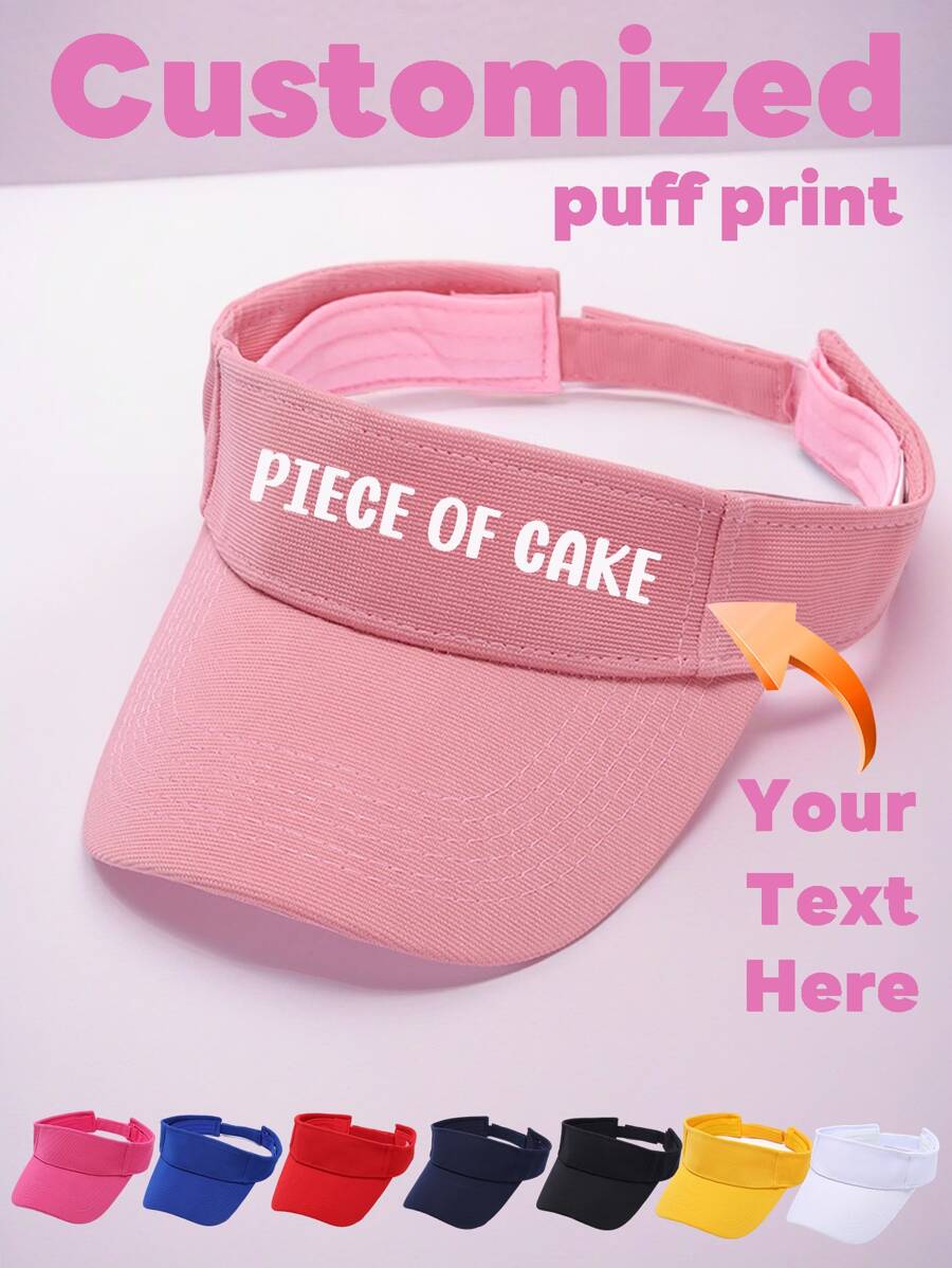 1 pezzo Cappellino da baseball personalizzabile con testo, traspirante e senza parte superiore, cappello parasole con protezione UV, visiera in rete sportiva, essenziale per attività all'aperto come corsa, tennis, fitness, ciclismo, campeggio, viaggi, durevole, inciso, inox, colorato, carino, adorabile, divertente, kawaii, di stile Y2K, casual, personalizzato, unico, idea regalo perfetta per lui, lei, il tuo ragazzo, la tua ragazza, la famiglia, gli amici