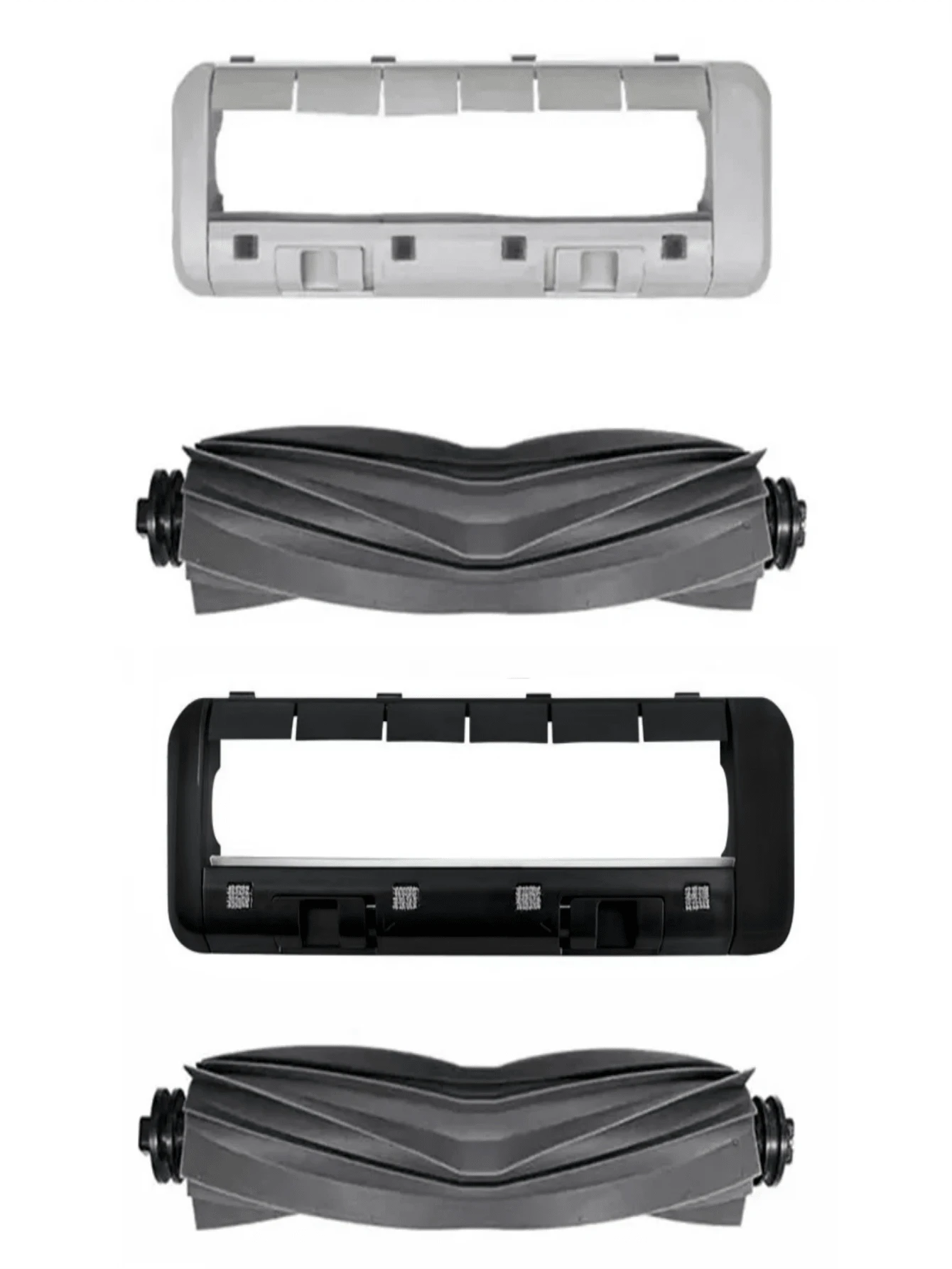 Main Brush Cover + Rubber Brush Vacuum Robot Parts & Accessories For Mijia Omni 1S 2 C102CN, B101CN, B116, X10+, X20+ S20+ Plus B108GL/ S10+ Plus B105 Omni M30 D102 / X20 Pro D102GL / X20 Max D109GL M30S D103CN Dreame L10s Ultra / L10s Pro / L10s Ultra L20 Ultra X20 Pro X20 Pro Plus X30 Ultra / X30 Pro, Mova E30 Ultra Parts X40 Pro/S30 Pro L40 Ultra / X40 Ultra / X40 Ultra Complete / MOVA P10 Pro Ultra - Black - View 1