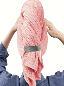 1pc Quick Dry Hair Towel, Women's Microfiber Hair Drying Cap - Bathroom Bath Towel And Shower Cap, Suitable For Long, Thick, Curly Hair - Super Soft Elastic Hair Wrap, Super Absorbent, Fast Drying - Mother's Day Gift, Travel, Vacation, Party Favors Bathroom Decor Summer Back To School