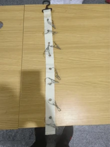 5/1pc Baseball Cap Hat Rack, Unisex Hat Rack With Hooks And Clips, Suitable For Wardrobe And Cabinet Doors, Hat Storage Rack On Door And Wall, Suitable For Baseball Cap Lovers To Store Closet Door Display Hat Rack,Space Saving Hat Storage Rack For Closet And Door, Gender Reveal Party, Perfect For Birthdays, Weddings, Parties, The Perfect Gift For Colleagues, Friends, And Family, Back To School - Multicolor - View 9