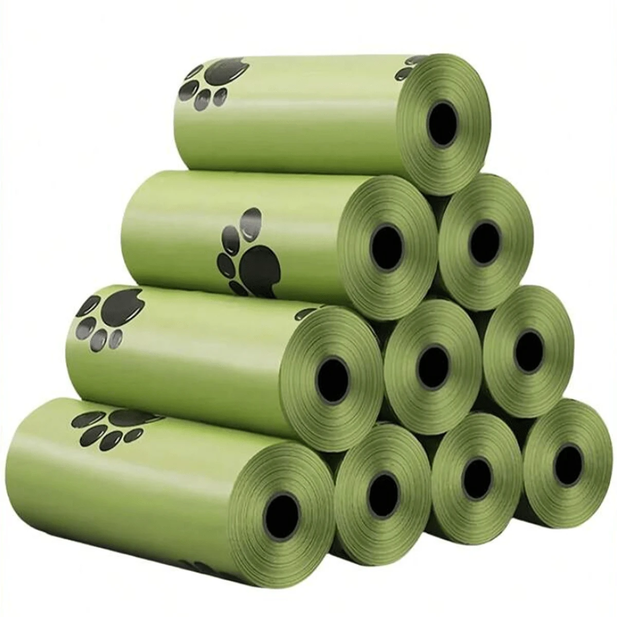 40/100/200 piezas Bolsas de basura para excrementos de mascotas, bolsas impresas para recoger excrementos de perro para pasear, bolsas para recoger excrementos para exteriores, suministros de limpieza para mascotas