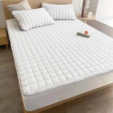 100% Waterproof Mattress Protector With All-Around Elastic - All Sizes - 酒紅色 - 查看 4