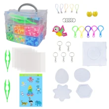 1set/1pc 5mm Large Melting Beads With Big Holes, High-Quality Pixel Mosaic Melting Bead Accessories, Available In Multiple Colors For DIY Creative Jewelry Making And Decoration, DIY Iron-On Handmade Hot Melt Beads, - Multicolor - View 3