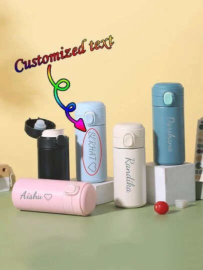 304ステンレス鋼製 真空断熱 ポータブル トラベルマグ 学生用 男女兼用 オシャレ モダン カラフル かわいい カジュアル カスタマイズ 名入れ 贈り物 ユニーク 多機能 装飾的