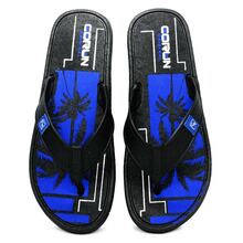 Kit 3 Pairs Men's Flip Flops Kit Men's Flip Flops Kit Men's Sandals Men's Flip Flops - Gray Red Blue - View 3