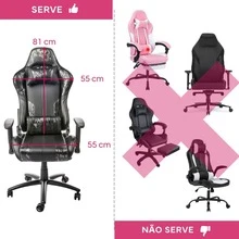 D Vieira Textil Decor Short Fur Gaming Chair Cover With Swivel Wheels - Xám - Xem 6