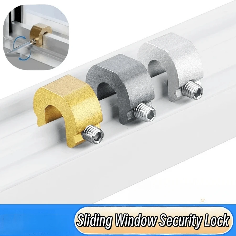 Adjustable Sliding Window Security Lock With Safety Buckle - Sash ...
