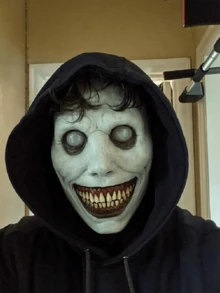 1PC New Mask, Smiling Devil Eyes Cosplay Mask Scary And Funny For Party Wear - Multicolor - View 3