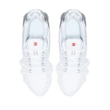 Tennis Shoes 12 Springs Black White Reflective Super Cushioning Gym Running Training - 白色 - 查看 3