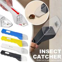 1pc Portable Handheld Insect Trap With Release Device - ABS Material, No Battery Required, Suitable For Bees, Spiders And Small Reptiles, Safe Pest Control Tool For Home And Garden