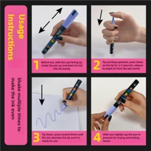 1pc Acrylic Marker Pen, 120/100/80/60/48/36/24/12 Colors, Valve Tip, Waterproof Layerable Colored Pens, Fade-Resistant, Non-Bleeding, Suitable For Sketching, Art Students, DIY Drawing And Coloring Back To School