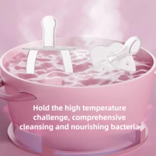 1 pieza Chupete de silicona líquida con forma de pulgar para bebés - Multicolor - Ver 6